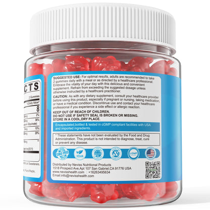 Potassium Citrate 1000mg Gummies – Sugar Free Electrolyte Support