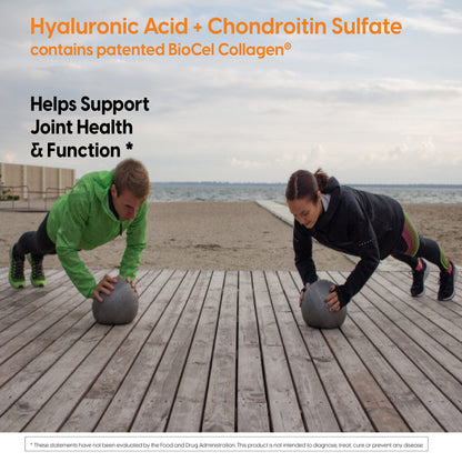Doctor's Best Hyaluronic Acid with Chondroitin Sulfate featuring BioCell Collagen - Joint Support