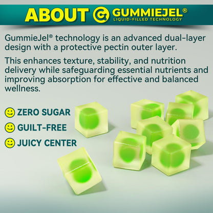 Algae Omega-3 Gummies 1000mg | Vegan DHA 460mg EPA 230mg | 60 Count