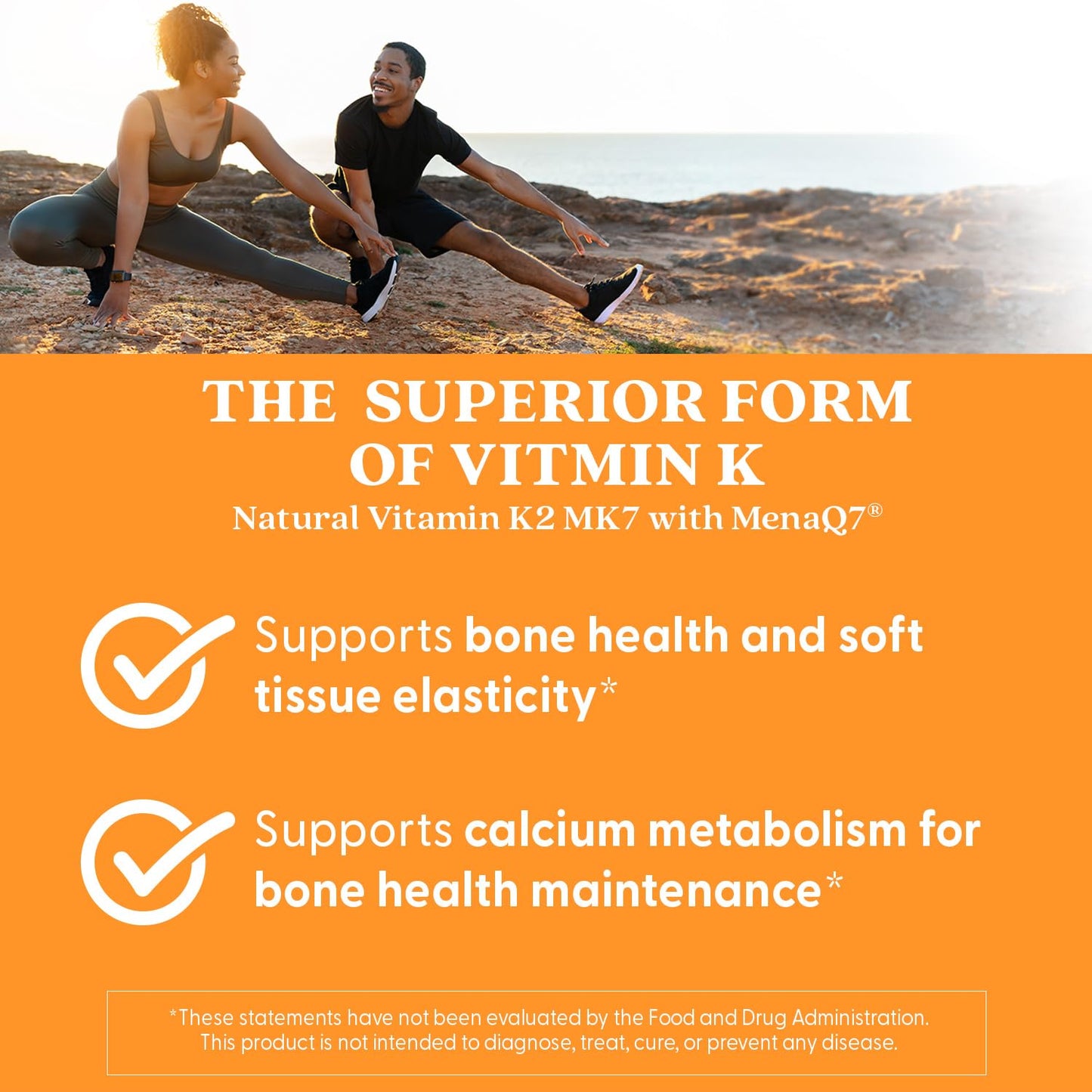 Doctors Best Vitamin K2 MK-7 (MenaQ7) – 60 Veggie Caps – Bone & Tissue Support
