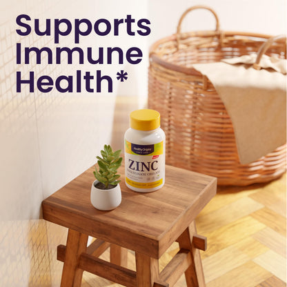 Healthy Origins Zinc Bisglycinate Chelate 50 Mg - Immune Support, 120 Veggie Caps