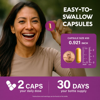 Menopause Supplements 25-in-1: Dong Quai & Black Cohosh | Made in USA