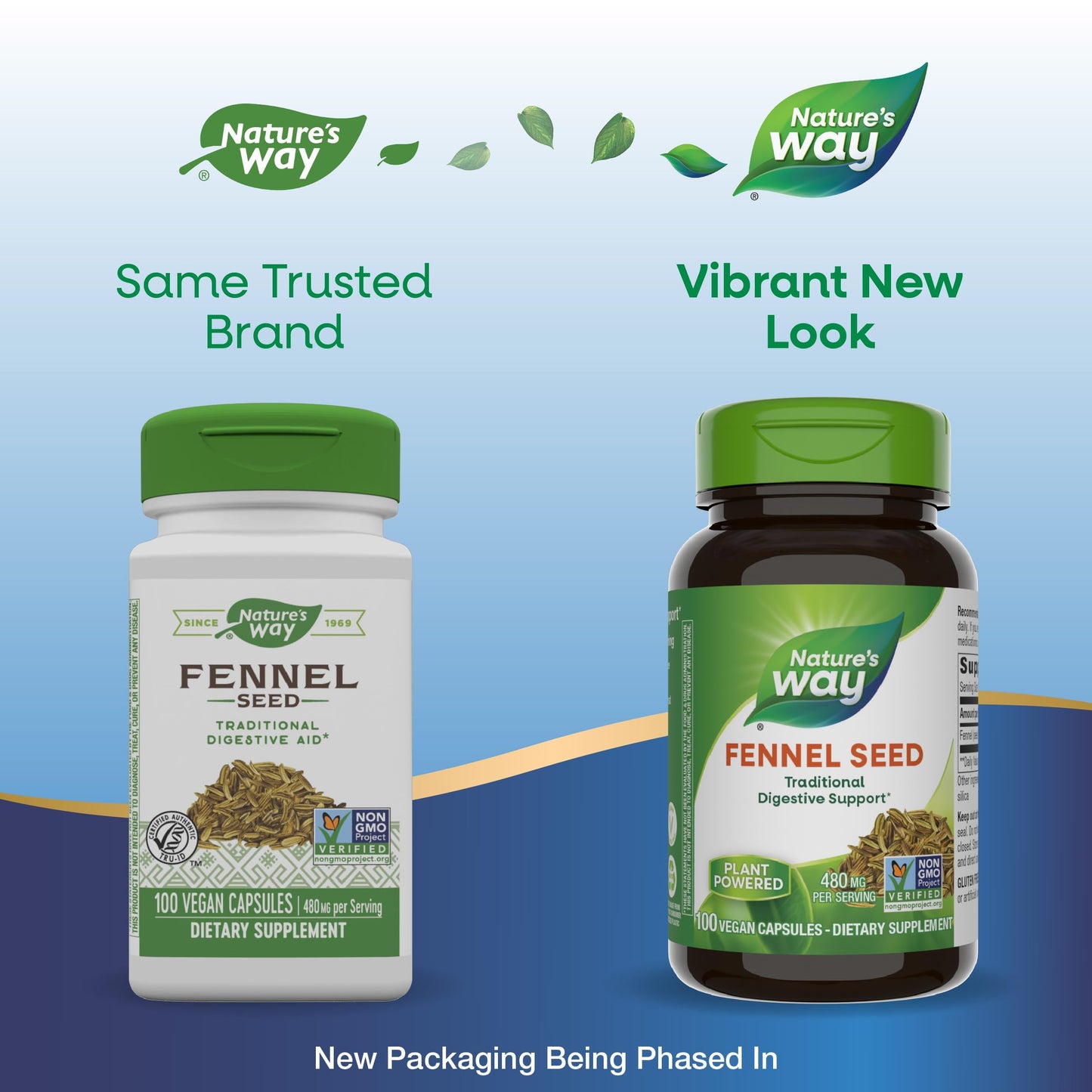 Nature's Way Fennel Seed – Digestive Support, 480 mg, 100 Capsules