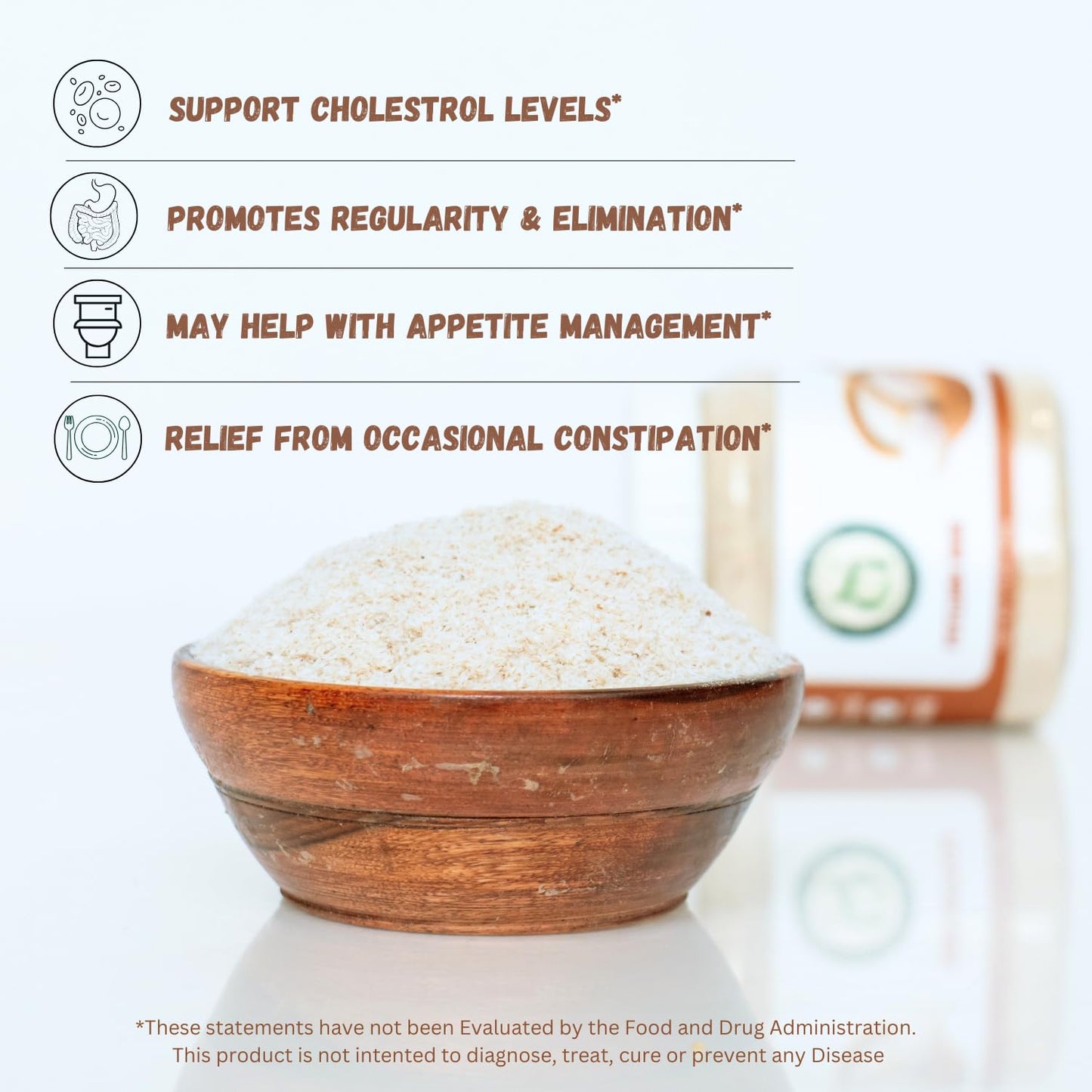 Sownandgrown Psyllium Husk Whole – 12 oz Fiber Supplement, Gluten Free, Vegan, Non-GMO