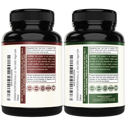 Fruit & Veggies Supplement (180 Capsules) – Non-GMO, Vegan, USA Made