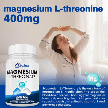 Neuro Magnesium L-Threonate Capsules | Brain Health & Focus Supplement