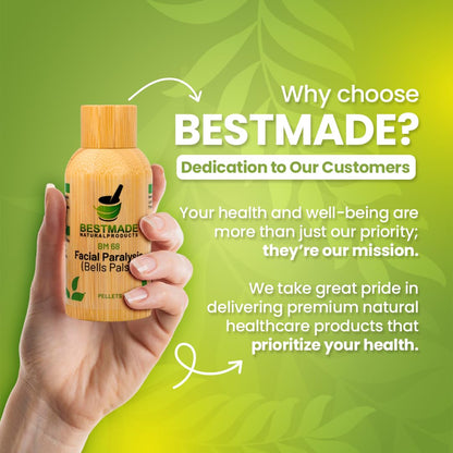Bestmade BM68 Facial Paralysis Remedy – Bell’s Palsy Relief, 350 Pellets