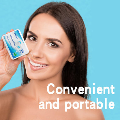 Dental Floss Picks Extra Strong – Professional Clean Flosser for Braces, Mint, 50 Count