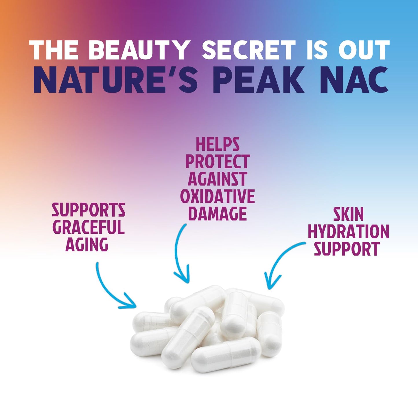 NAC 1200mg Supplement – Immune & Antioxidant Support | Liver & Lung Health – USA Made, 60 Caps