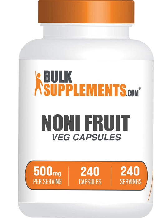 BulkSupplements Noni Extract Capsules 500mg – Gluten Free, 240 Veg Capsules BritishVita | Premium UK Vitamins & Wellness Supplements