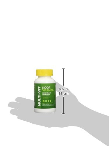 Noor Vitamins Halal Multivitamin – 30 Vitamins & Minerals, 60 Tablets, 2-Month Supply, Non-GMO