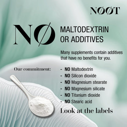 NØØT Female Fertility Supplement – Myo-Inositol & D-Chiro Inositol, CoQ10, Vitex & Shatavari | Vegan 60 Capsules