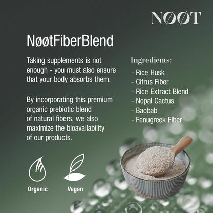 NØØT Female Fertility Supplement – Myo-Inositol & D-Chiro Inositol, CoQ10, Vitex & Shatavari | Vegan 60 Capsules