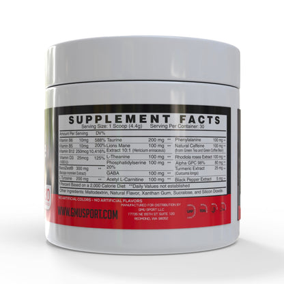 Nootro-Prime Brain Boost – Focus & Memory Nootropic (30 Servings) Tropical