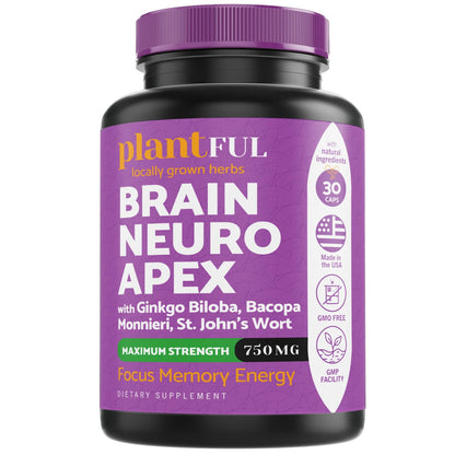 Nootropic Brain Supplement for Focus, Energy & Memory | Fast-Absorption