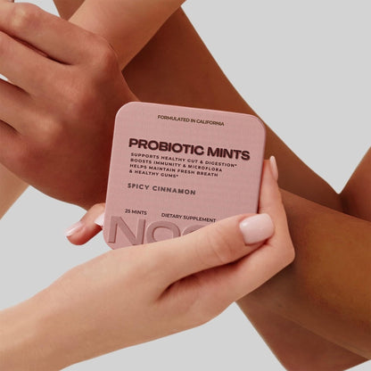 NOOZ Probiotic Mints – Gut & Oral Health Support | Spicy Cinnamon, Sugar-Free