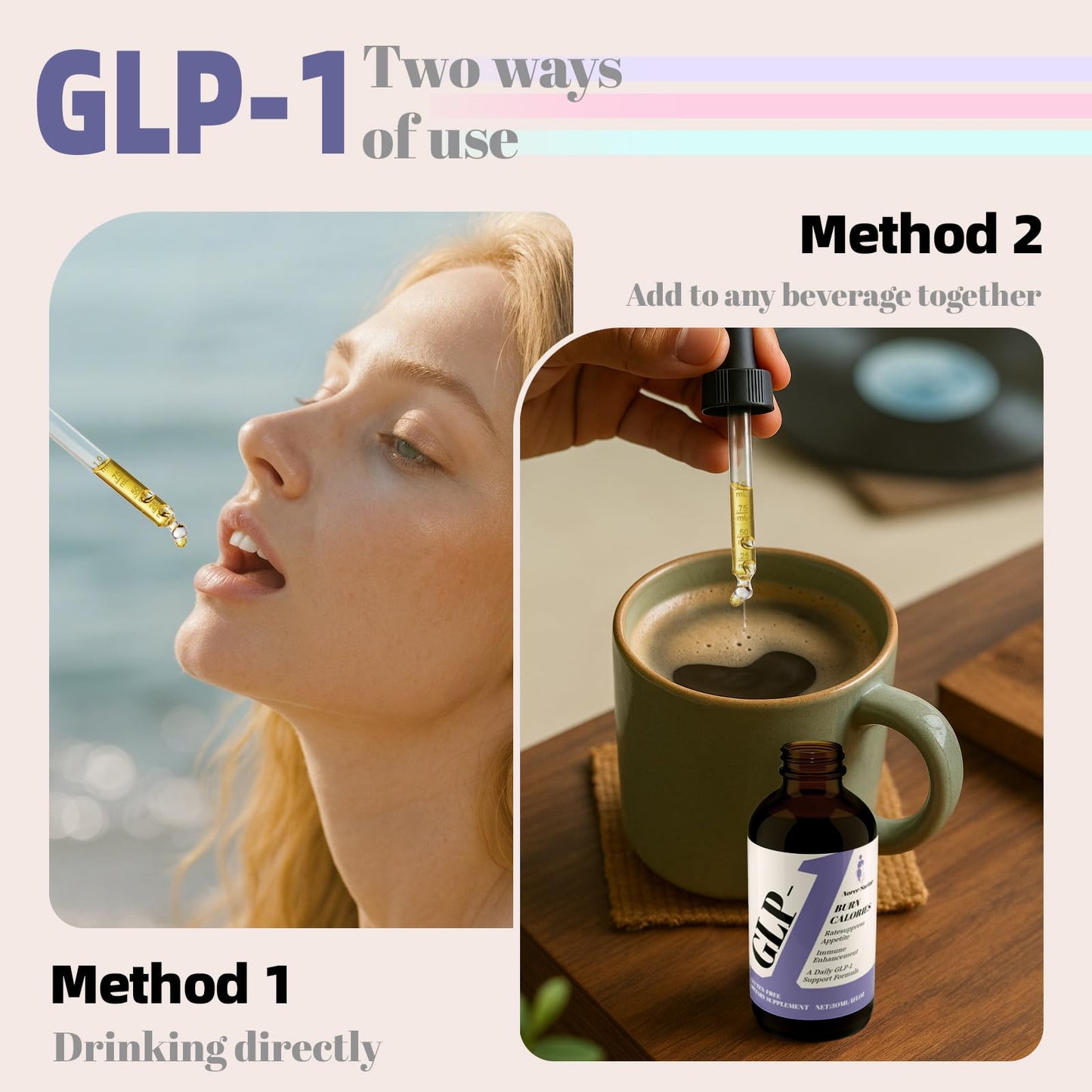 Norce Sactor GLP-1 Drops – Natural Liquid Supplement for Women & Men | Digestive & Gut Health