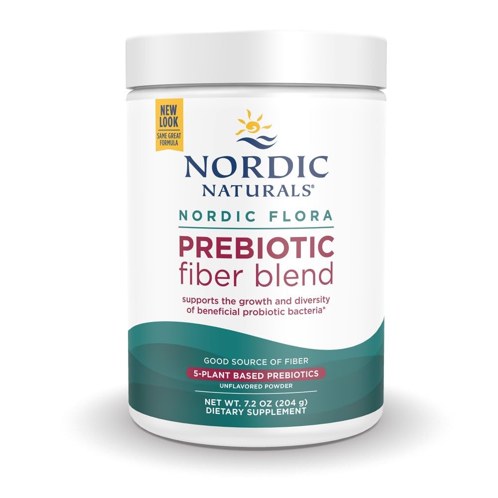 Nordic Flora Prebiotic Powder 204g – Unflavored | Nordic Naturals
