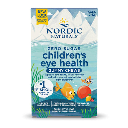 Nordic Naturals Children's Eye Health Gummies, Strawberry Lemonade - 30 Gummies