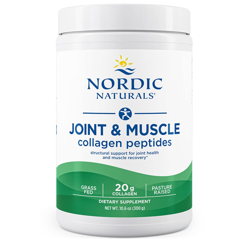 Nordic Naturals Joint and Muscle Collagen Peptides, Unflavored – 10.6 oz, 15 Servings