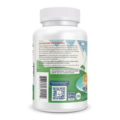 Nordic Naturals Vitamin D3 Gummies Kids – Wild Watermelon Splash (400 IU) – 120 Gummies
