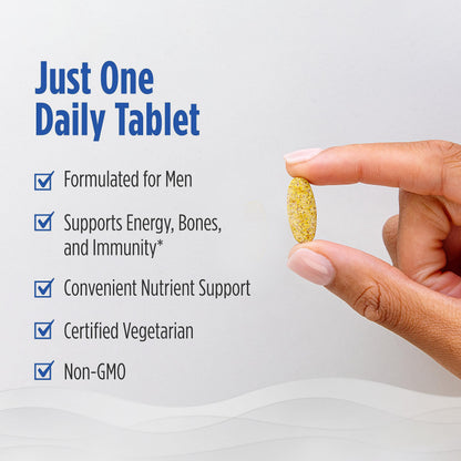 Nordic Naturals Men’s Multivitamin One Daily – 30 Tablets | Bone, Energy, Immunity Support