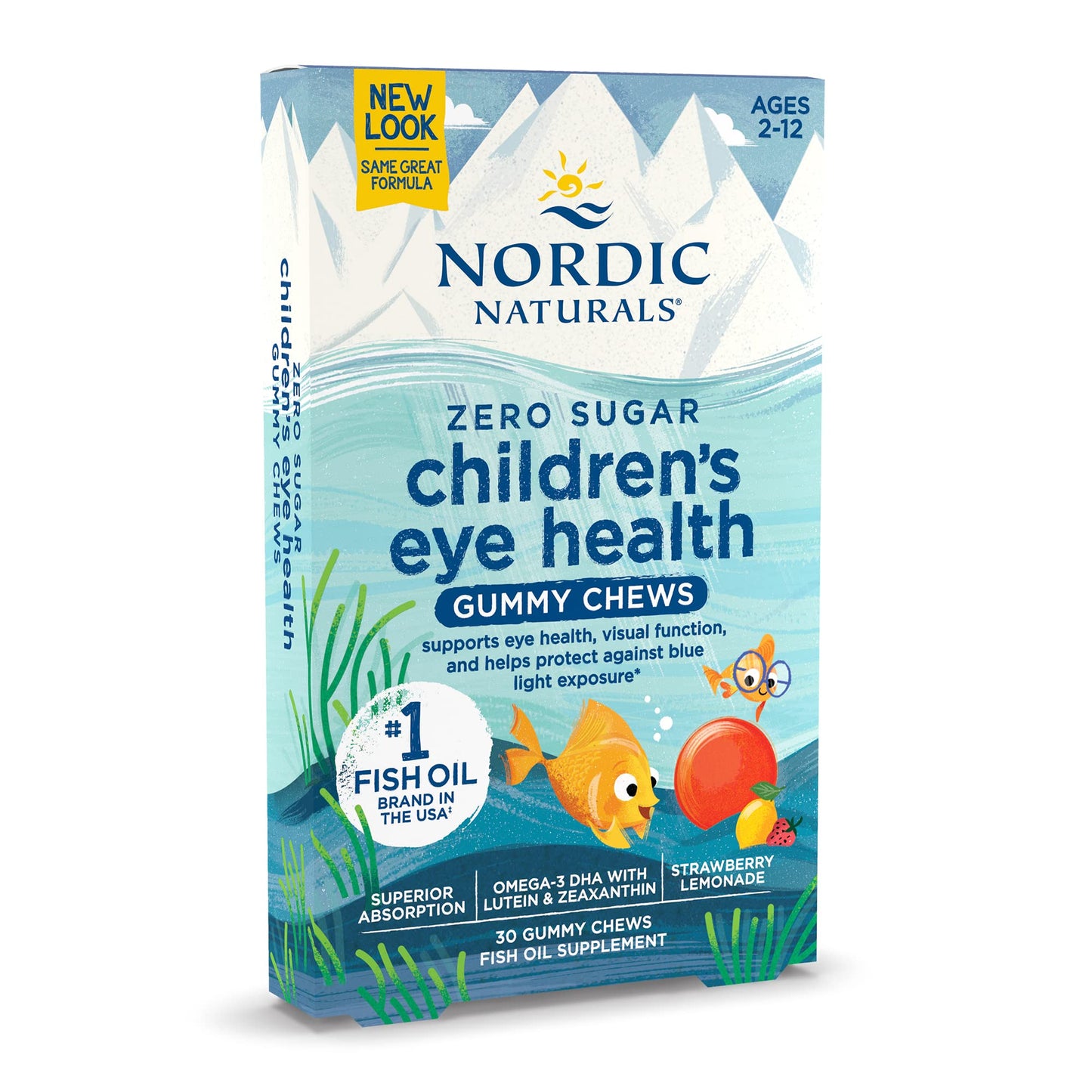 Nordic Naturals Children's Eye Health Gummies, Strawberry Lemonade - 30 Gummies