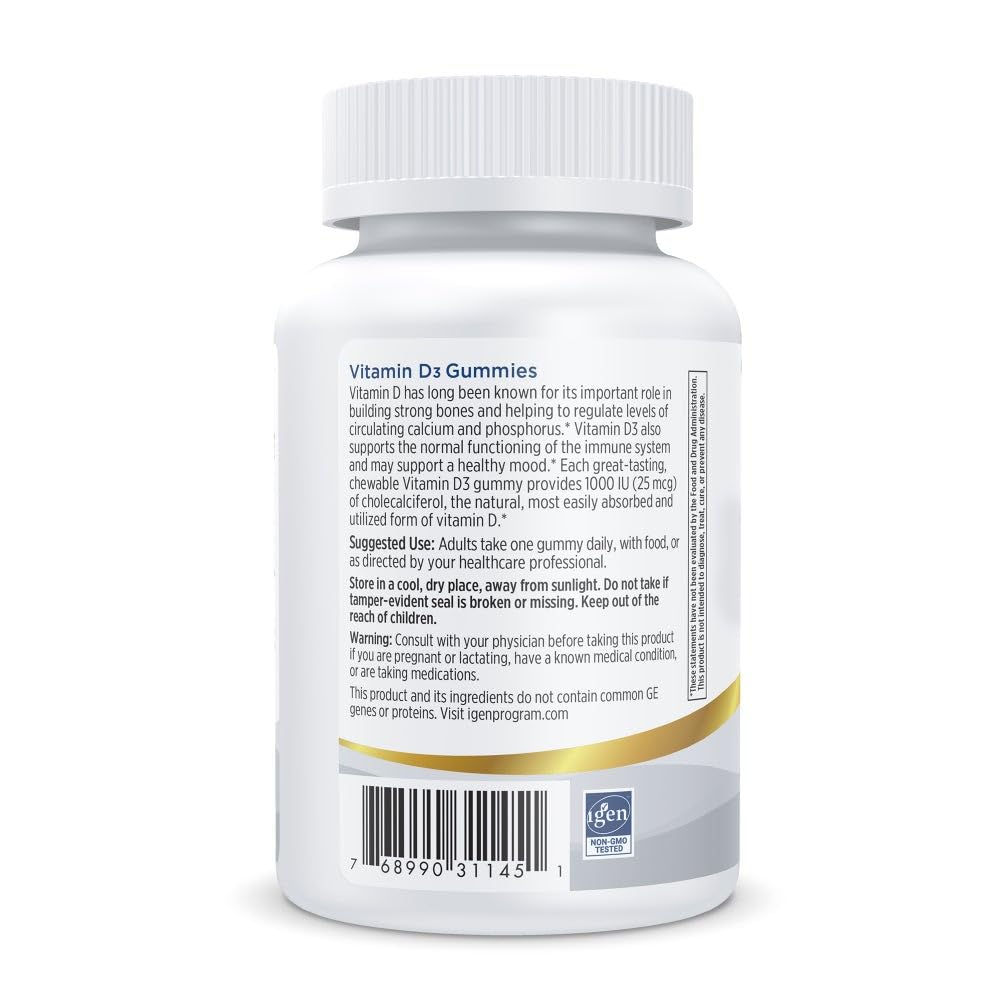 Nordic Naturals Pro Vitamin D3 Gummies - Wild Berry, 1000 IU (60 Gummies)