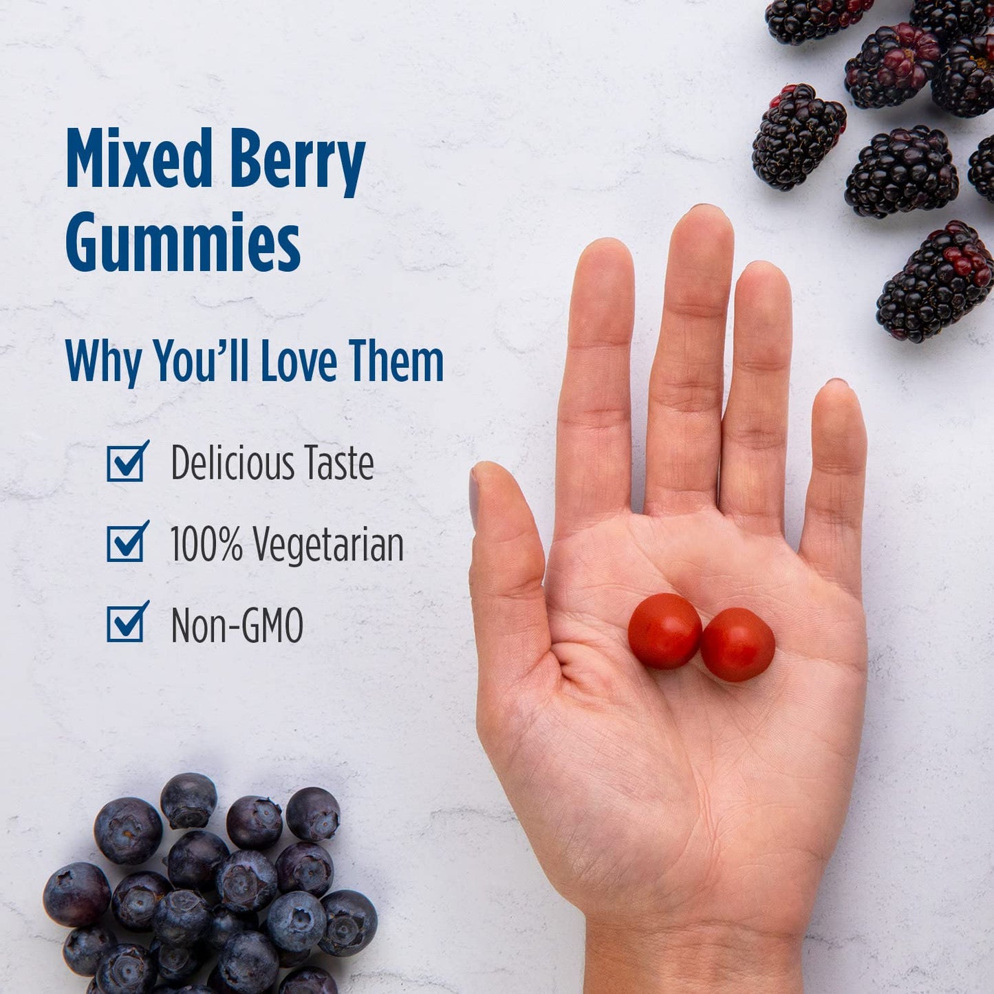 Nordic Naturals Men's Multivitamin Gummies - Mixed Berry (60 Gummies) | 30 Servings