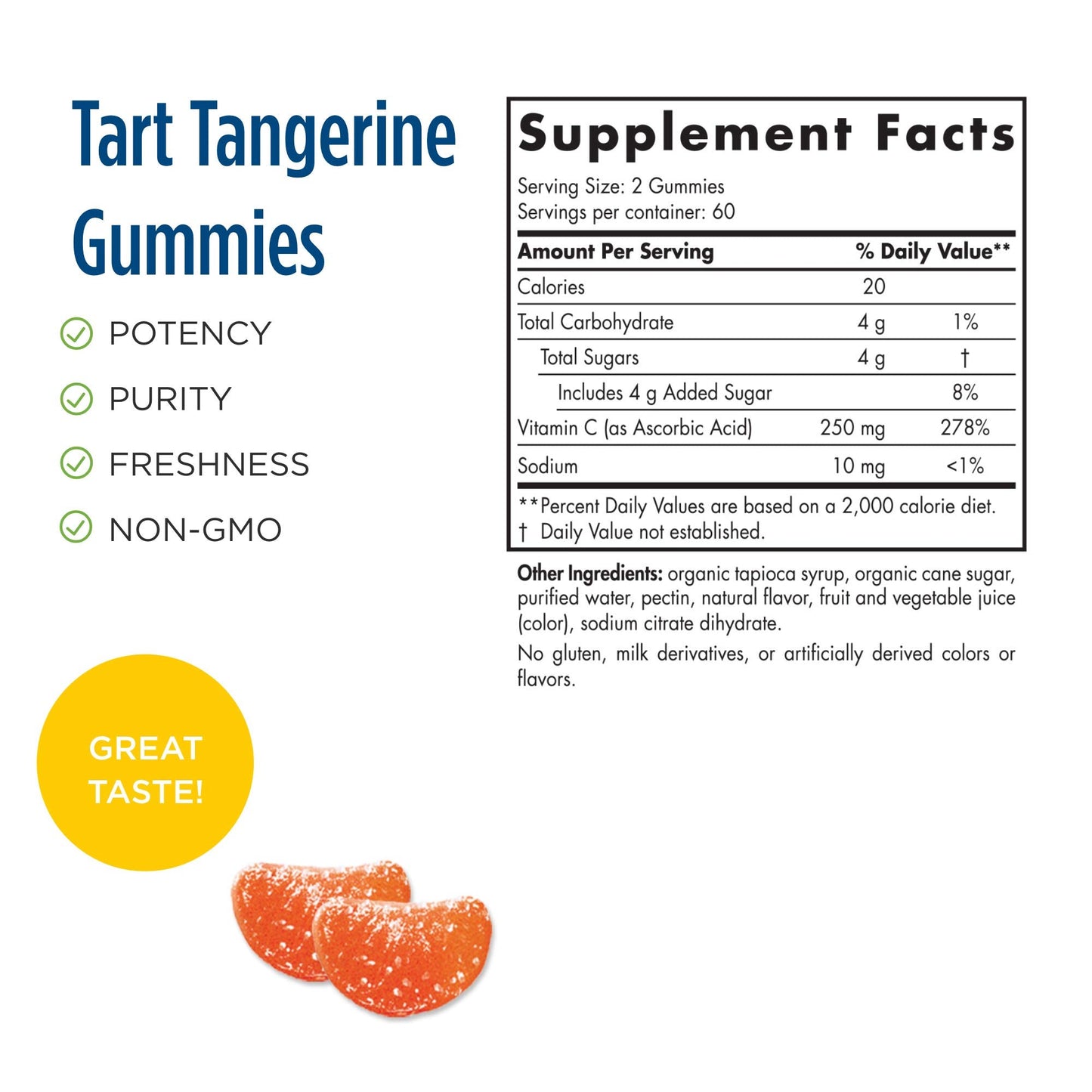 Nordic Naturals Vitamin C Gummies Sport – Tart Tangerine, 120 Gummies