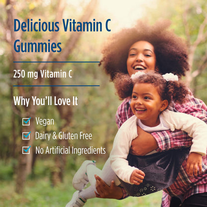 Nordic Naturals Vitamin C Gummies Tart Tangerine - 120 Gummies - 250 mg Vitamin C
