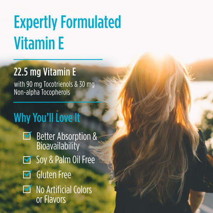 Nordic Naturals Vitamin E Complex – Unflavored, 30 Soft Gels