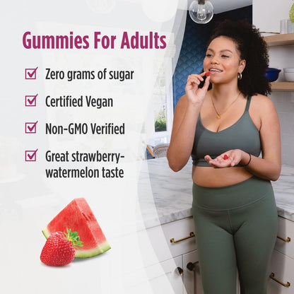 Nordic Naturals Zero Sugar Probiotic Gummies - Strawberry Watermelon, 40 Gummies | Digestive & Immune Support