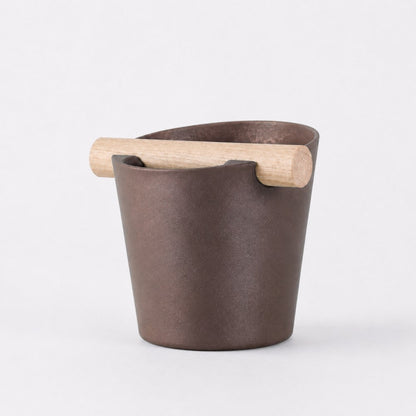 Nordic Espresso Knock Box with Oak Bar KNOCDIC®