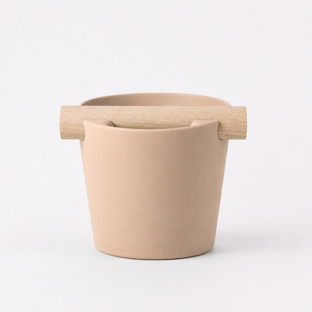 Nordic Espresso Knock Box with Oak Bar KNOCDIC®