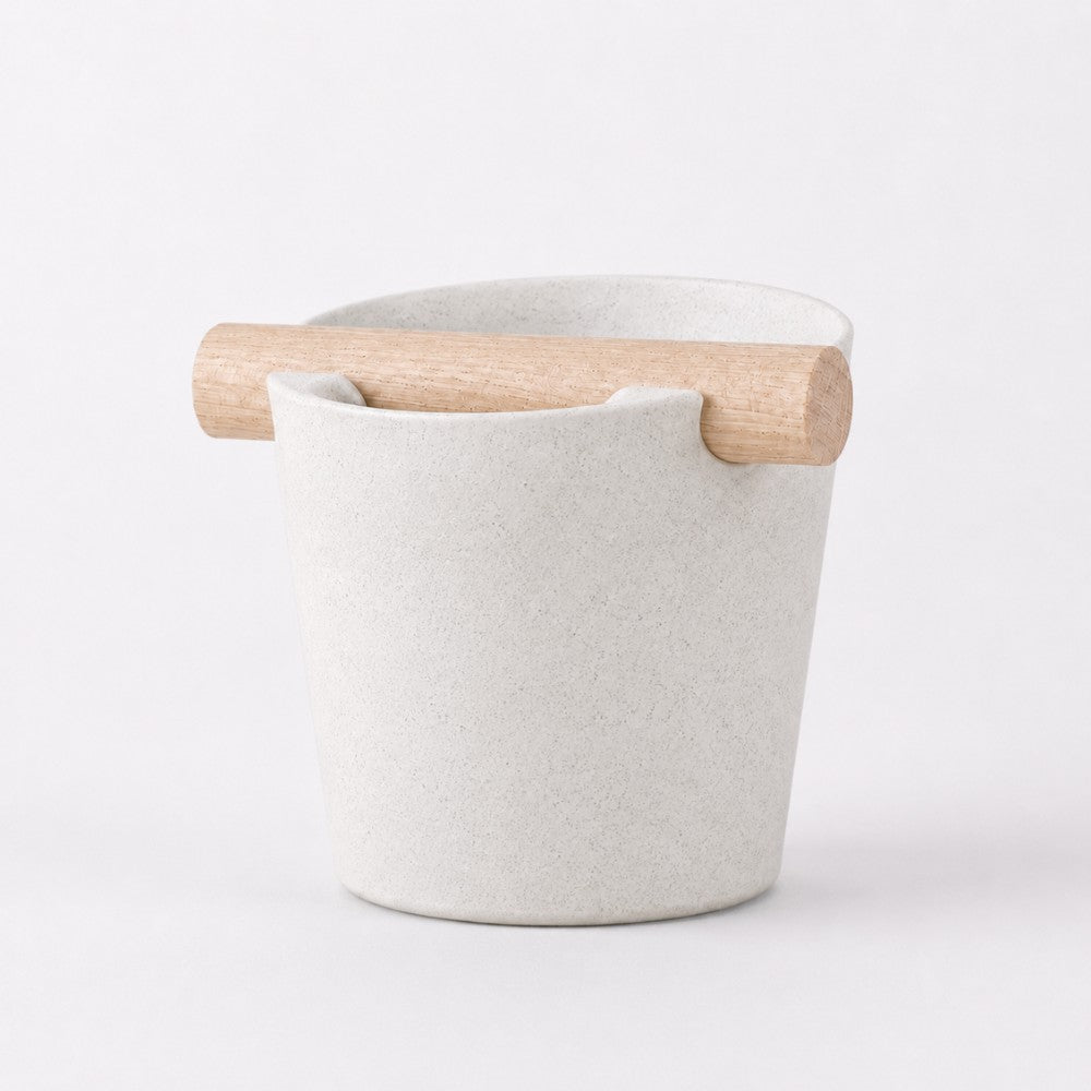 Nordic Espresso Knock Box with Oak Bar KNOCDIC®