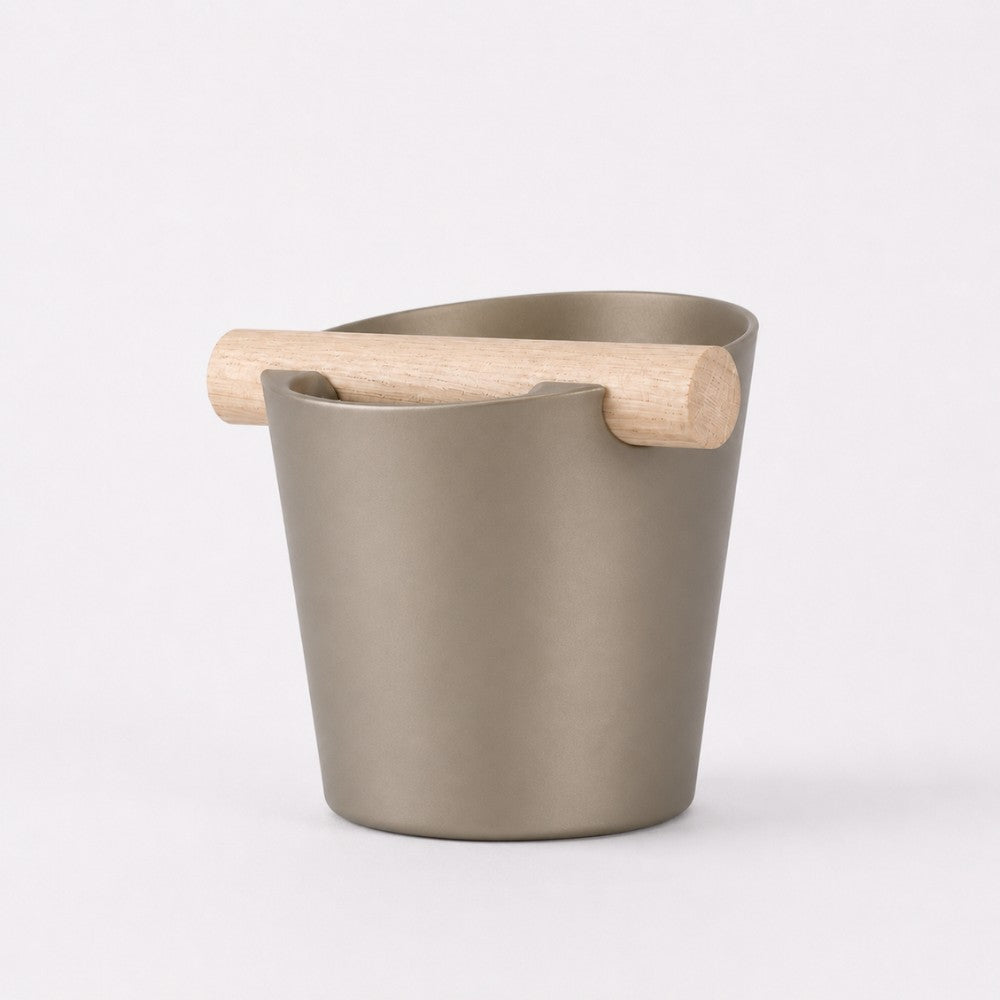 Nordic Espresso Knock Box with Oak Bar KNOCDIC®
