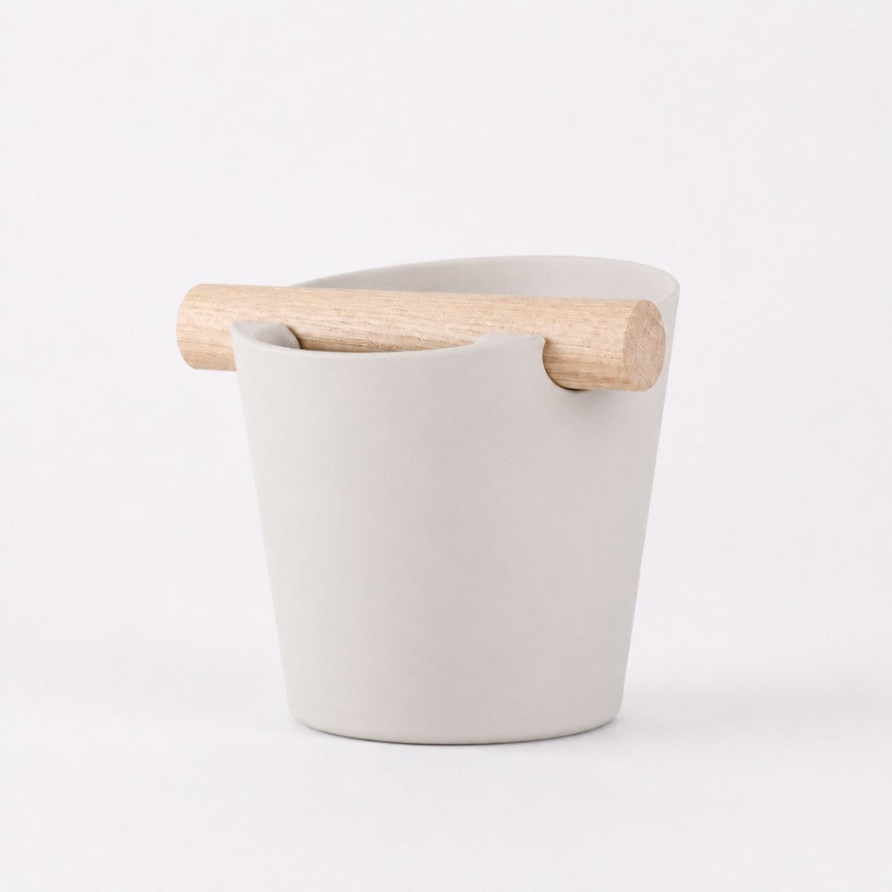 Nordic Espresso Knock Box with Oak Bar KNOCDIC®