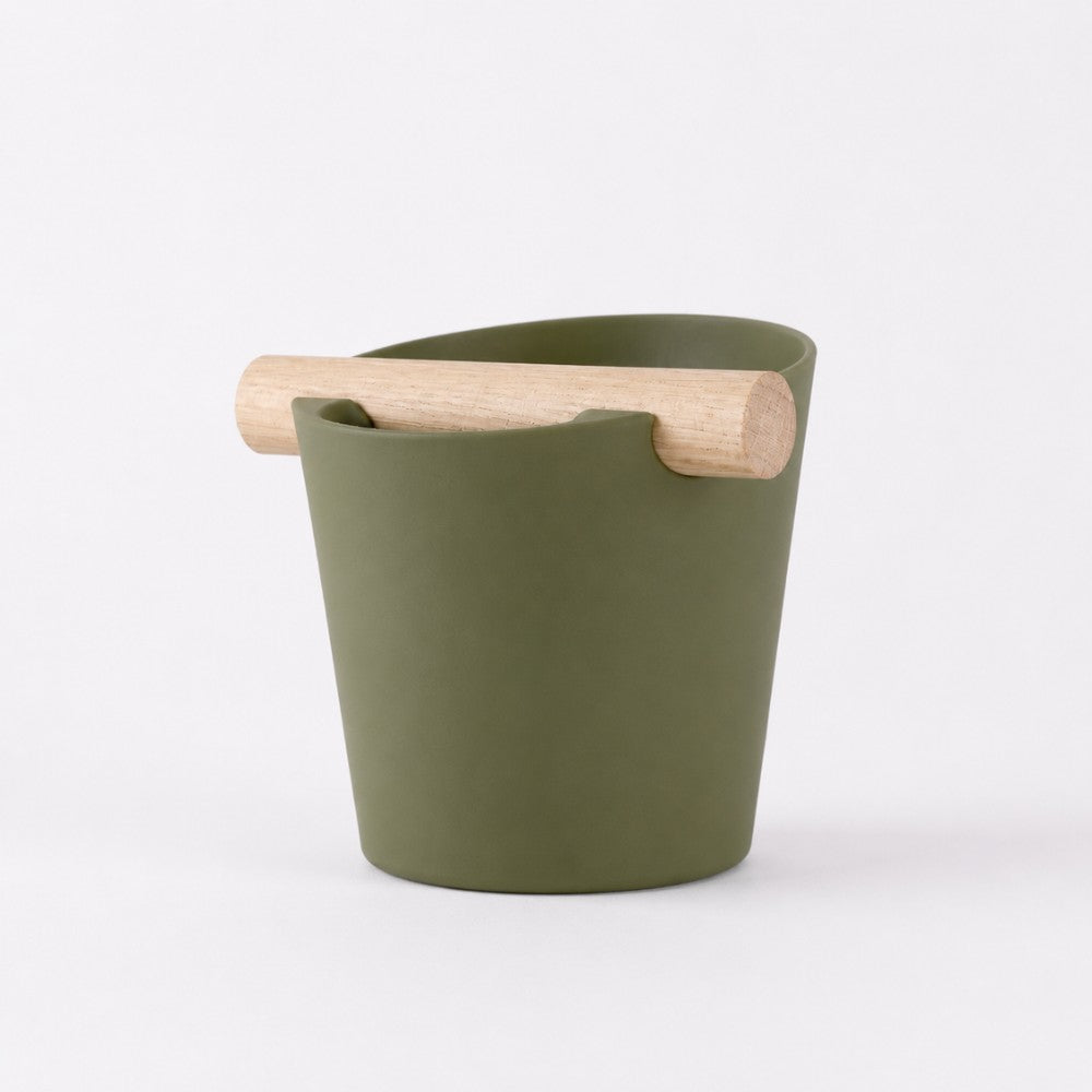 Nordic Espresso Knock Box with Oak Bar KNOCDIC®
