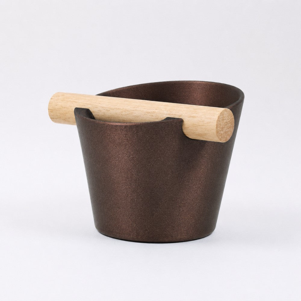 Nordic Espresso Knock Box with Oak Bar KNOCDIC®