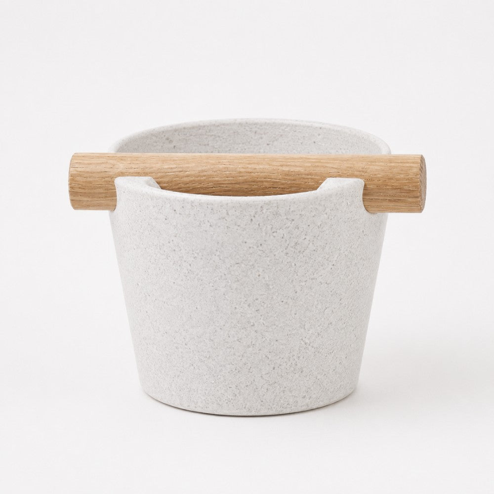 Nordic Espresso Knock Box with Oak Bar KNOCDIC®