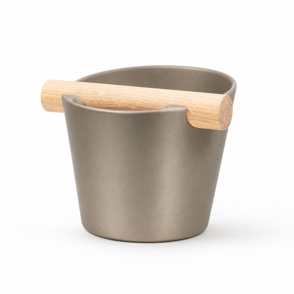 Nordic Espresso Knock Box with Oak Bar KNOCDIC®