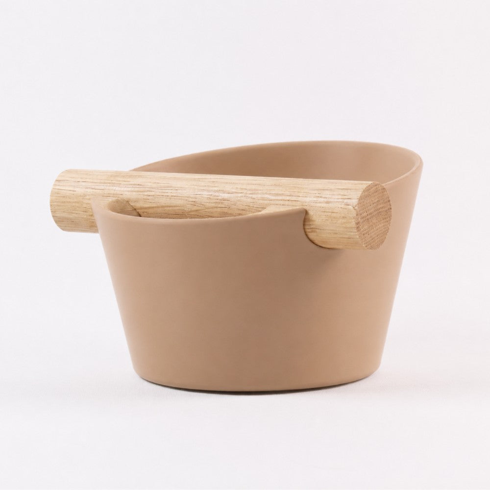 Nordic Espresso Knock Box with Oak Bar KNOCDIC®