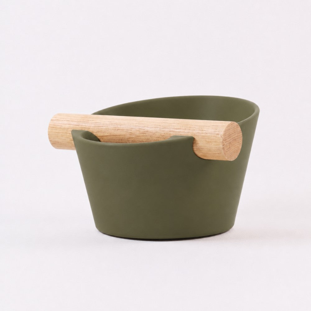 Nordic Espresso Knock Box with Oak Bar KNOCDIC®