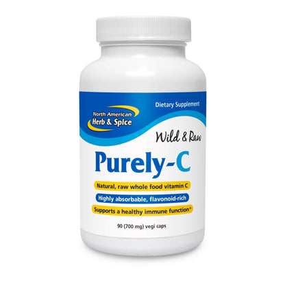 Purely-C Capsules 700 mg, 90 Vegi Caps | North American Herb & Spice