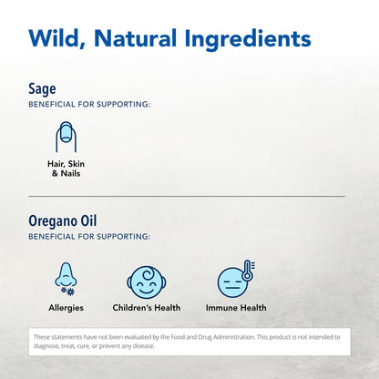 SinuOrega Nasal Spray by North American Herb & Spice – Oregano Oil & Sage, All-Natural, Alcohol-Free