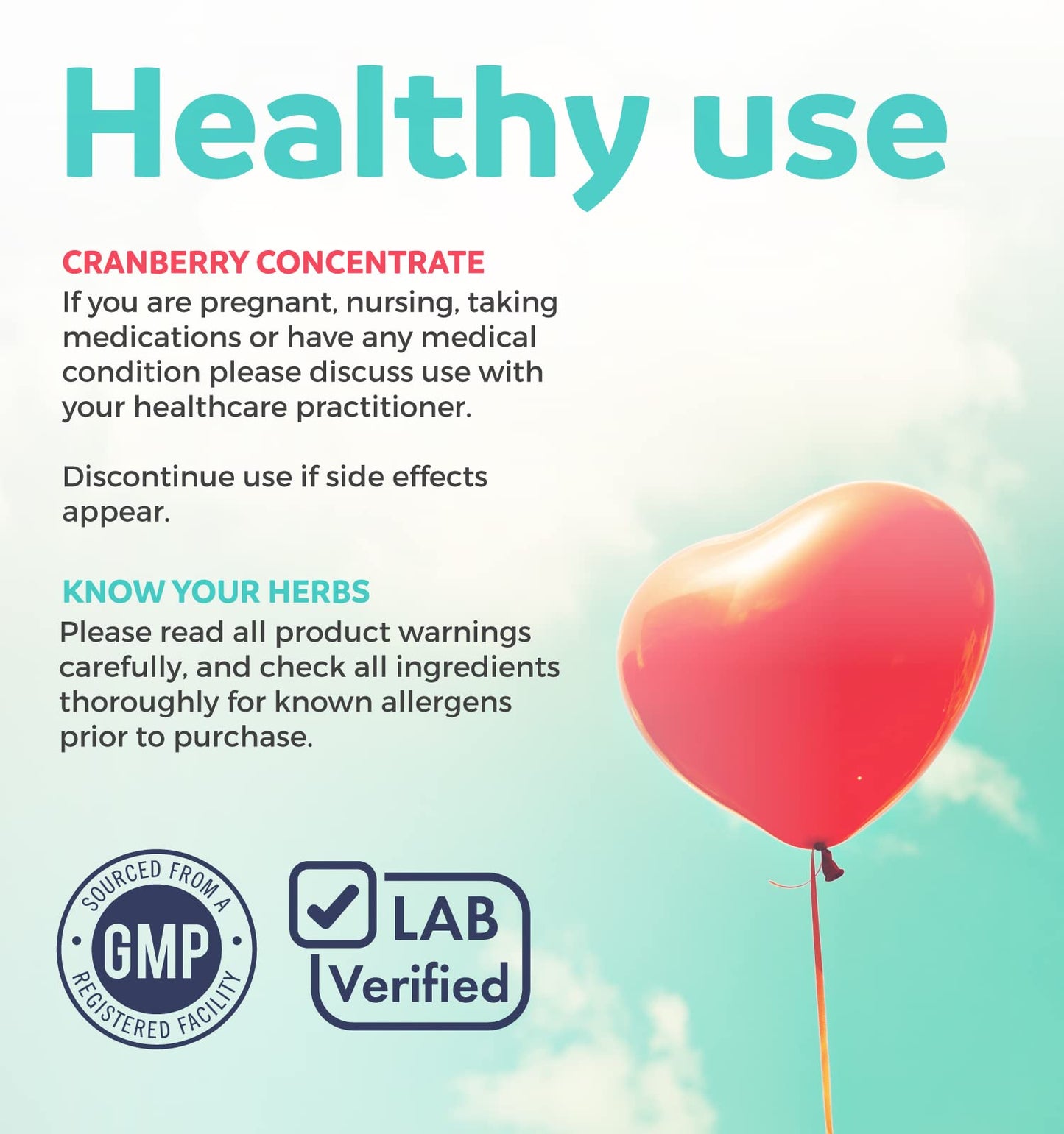 Organic Cranberry Extract Capsules — 50X Potency Cranberry Pills (4 Month Supply) — Vegan, Non-GMO, USDA Organic