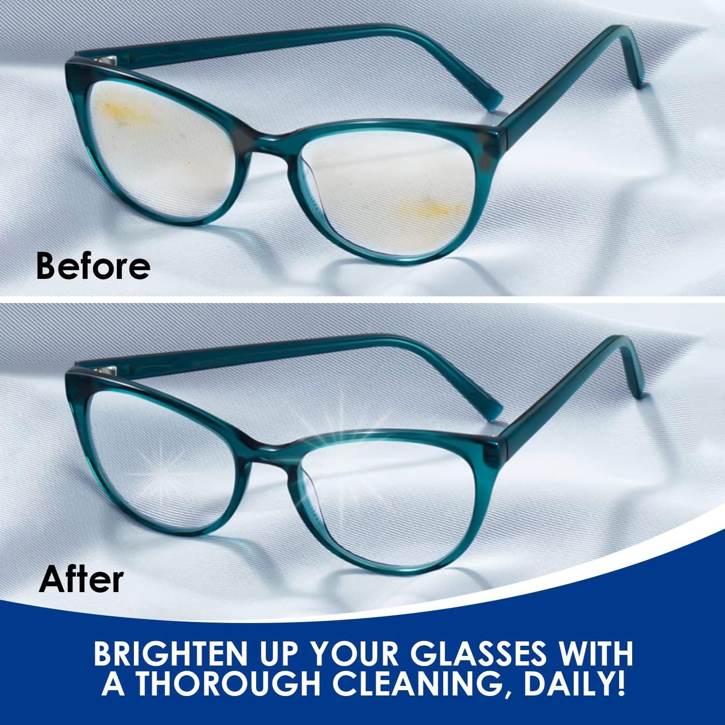 NORTHWEST ENTERPRISES Ultrasonic Eyeglass Cleaner Solution – Concentrated Glasses Cleaner for Sonic & Ultrasonic Machines