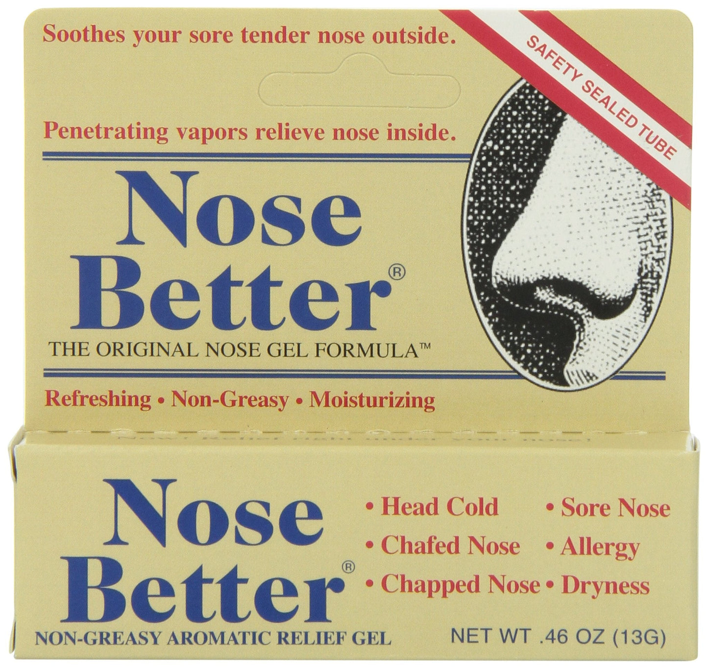 Nose Better Non-Greasy Aromatic Relief Gel, 0.46 oz – Nasal Comfort