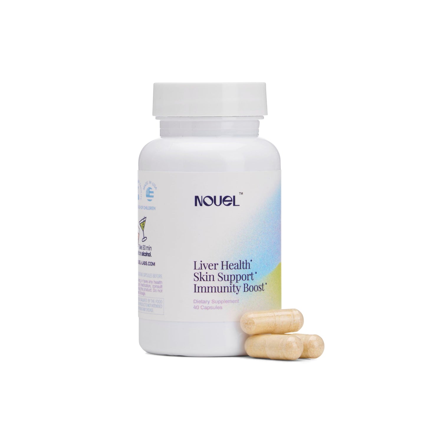 Nouel Recovery Supplement – Skin, Liver & Immunity Support | 40 Capsules